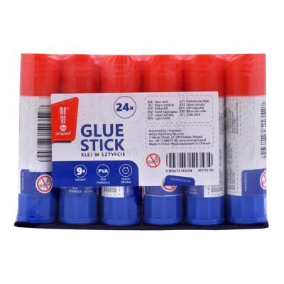 Klej w sztyfcie 9g (24szt) MemoBe. Wydawca: MemoBe. SmakLiter.pl Opakowanie Klej w sztyfcie 9g (24szt) MemoBe