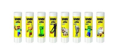 Opakowanie Klej w sztyfcie Minecraft 8,2g (24szt) UHU