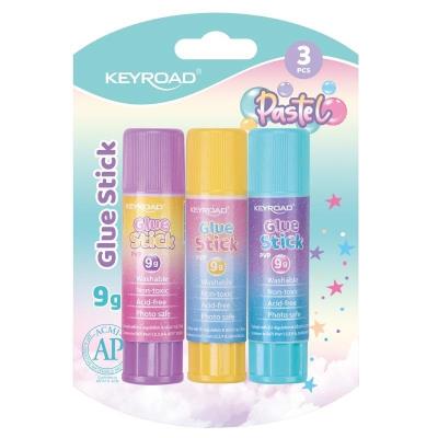 Opakowanie Klej w sztyfcie Pastel PVP 9g 3szt