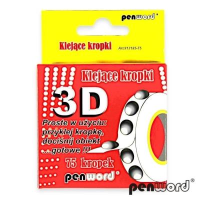 Opakowanie Klejące kropki 3D 75 kropek