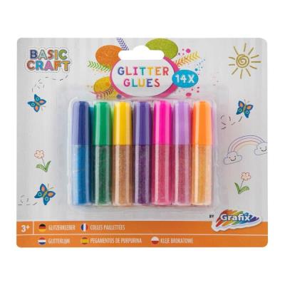 Opakowanie Kleje brokatowe 4ml 14 kolorów