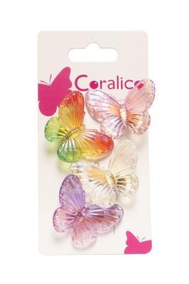 Opakowanie Klipsy z motylkiem