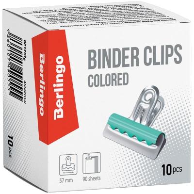 Opakowanie Klipy 57mm kolorowe 10szt