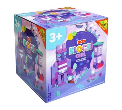 Klocki 102el. Wydawca: Baczek. SmakLiter.pl Opakowanie Klocki 102el