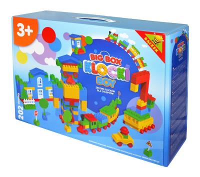 Klocki 202el. Wydawca: Baczek. SmakLiter.pl Opakowanie Klocki 202el