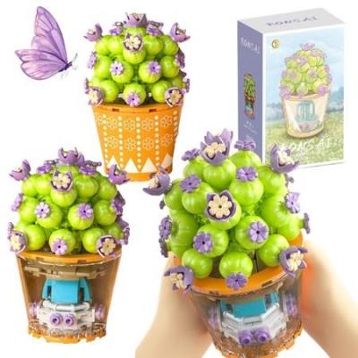 Opakowanie Klocki 3D kwiatki 170el