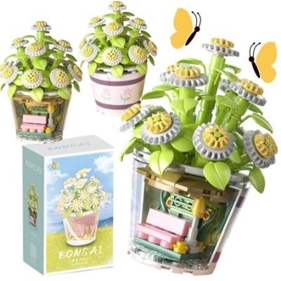 Opakowanie Klocki 3D kwiatki stokrotki 169el