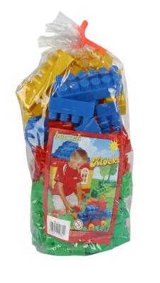 Klocki 50el. Wydawca: Baczek. SmakLiter.pl Opakowanie Klocki 50el