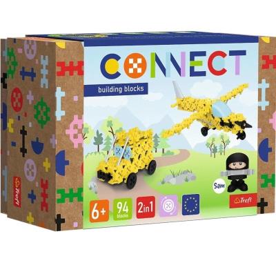 Opakowanie Klocki Connect - Awionetka / Samochód S TREFL