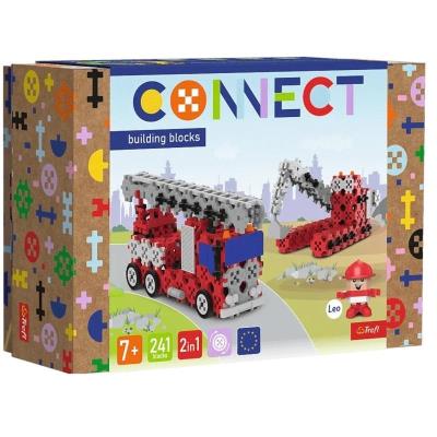 Opakowanie Klocki Connect - Straż Pożarna /Koparka M TREFL