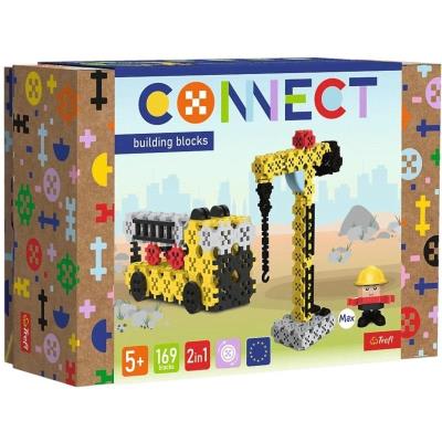 Opakowanie Klocki Connect - Żuraw / Dźwig HDS M TREFL