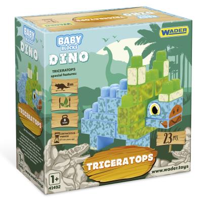 Opakowanie Klocki Dino Baby Blocks triceratops  41494