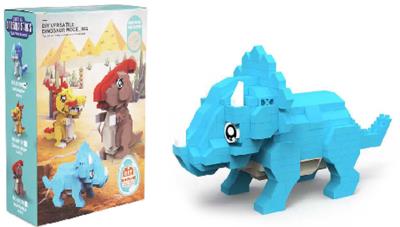 Opakowanie Klocki dinozaury Triceratops niebieski 269 elementów