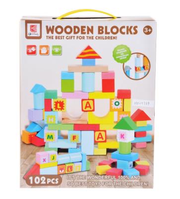 Opakowanie Klocki drewniane 102 elementy