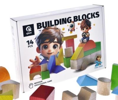 Opakowanie Klocki drewniane 14 elementów