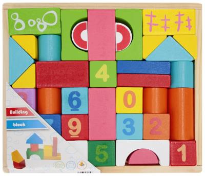 Opakowanie Klocki drewniane kolorowe