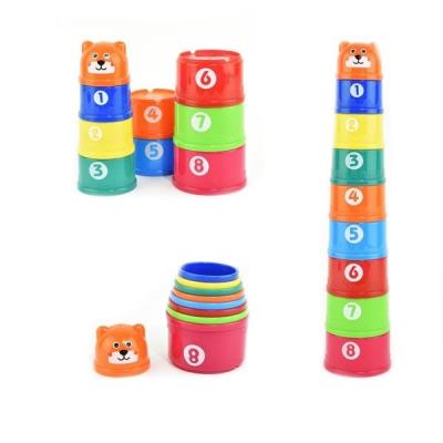 Opakowanie Klocki edukacyjne i kubeczki do kąpieli 2w1