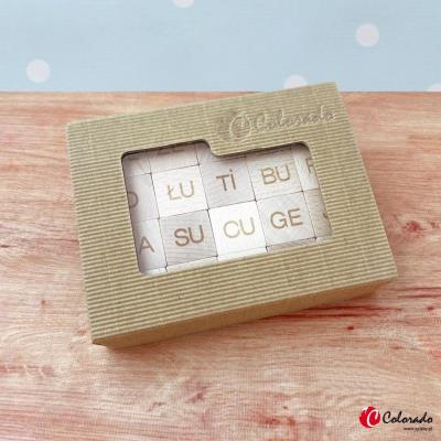 Opakowanie Klocki edukacyjne - Sylaby otwarte (duże litery)