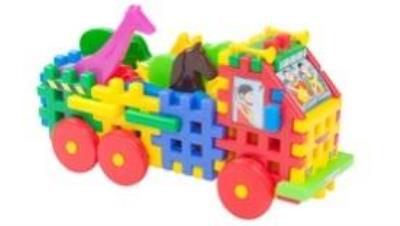 Opakowanie Klocki konstrukcyjne Ciężarówka ze zwierzętami