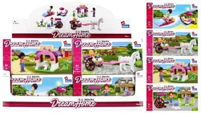 Opakowanie Klocki konstrukcyjne Girl ALLEBLOX (12szt)