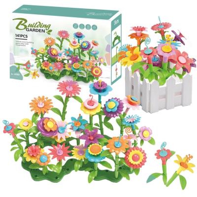 Opakowanie Klocki konstrukcyjne kwiatki 141el