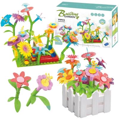 Opakowanie Klocki konstrukcyjne kwiatki 99el