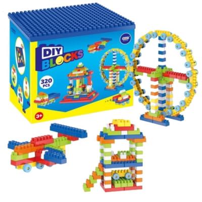 Opakowanie Klocki konstrukcyjne płytka w pojemniku 320el