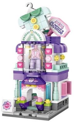 Opakowanie Klocki Konstrukcyjne Sklep z Ubraniami