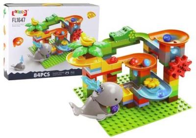 Opakowanie Klocki konstrukcyjne zjeżdżalnia wieloryb 84el