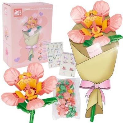 Opakowanie Klocki kwiatki 80el