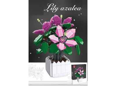 Opakowanie Klocki kwiaty - Lilia, Azalia 698el