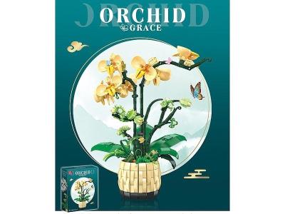 Opakowanie Klocki kwiaty - Orchidea