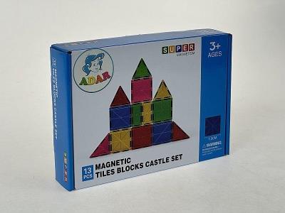 Klocki magnetyczne 13el. Wydawca: ADAR. SmakLiter.pl Opakowanie Klocki magnetyczne 13el