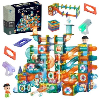 Opakowanie Klocki magnetyczne świecące zjeżdżalnia 292el