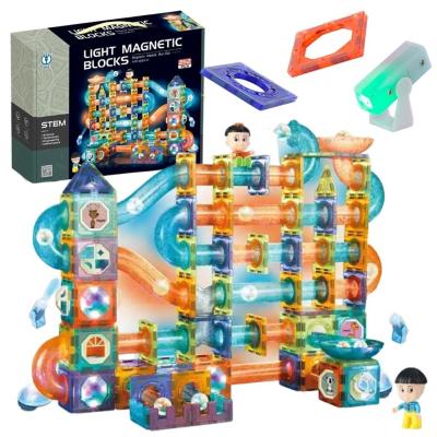 Opakowanie Klocki magnetyczne zjeżdżalnia zamek 252el