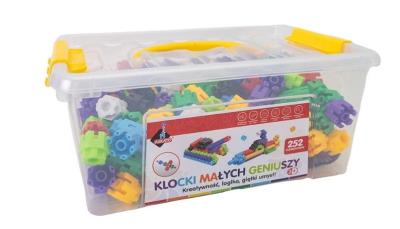 Opakowanie Klocki małych geniuszy śrubki 252 elementy
