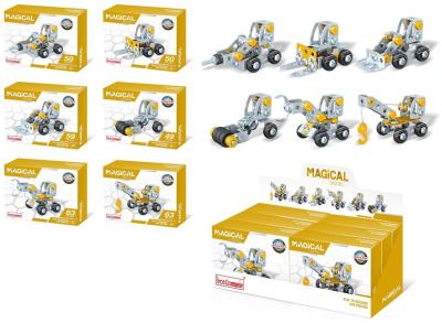 Opakowanie Klocki metalowe budowlane ponad 50el