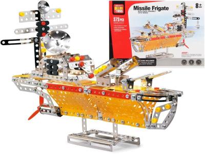 Opakowanie Klocki metalowe statek 373el