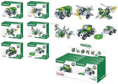 Opakowanie Klocki metalowe wojskowe ponad 50el