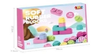 Opakowanie Klocki miękkie 23szt