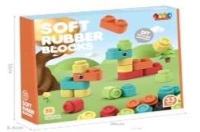 Opakowanie Klocki miękkie 25szt