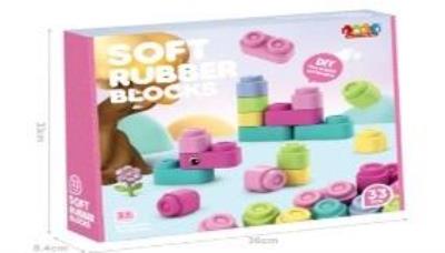 Opakowanie Klocki miękkie 33szt