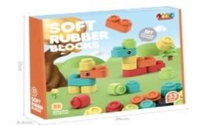Opakowanie Klocki miękkie 33szt