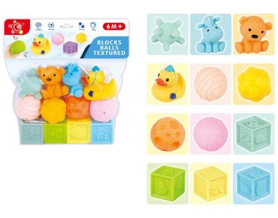 Opakowanie Klocki miękkie sensoryczne 12szt