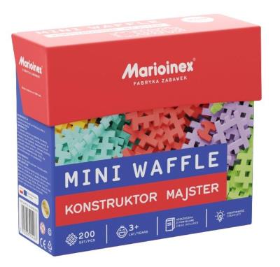 Opakowanie Klocki Mini Waffle 200 el. Konstruktor Majster