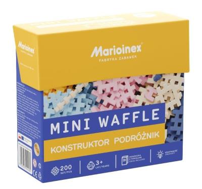 Opakowanie Klocki Mini Waffle 200 el. Konstruktor Podróżnik