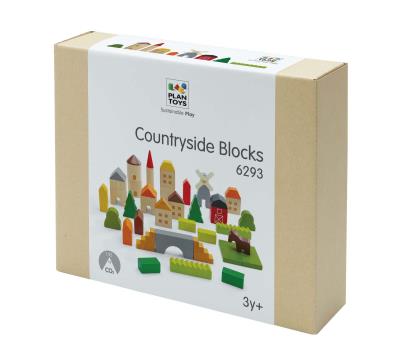 Opakowanie Klocki na wsi zabawki drewniane