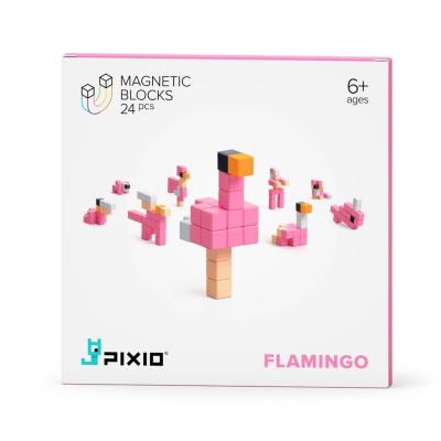 Klocki Pixio 24 Flamingo. Wydawca: Pixio. SmakLiter.pl Opakowanie Klocki Pixio 24 Flamingo