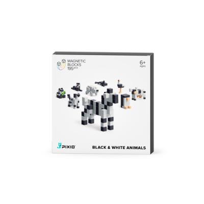 Klocki Pixio Black & White Animals 195 Story Series. Wydawca: Toyki. SmakLiter.pl Opakowanie Klocki Pixio Black & White Animals 195 Story Series