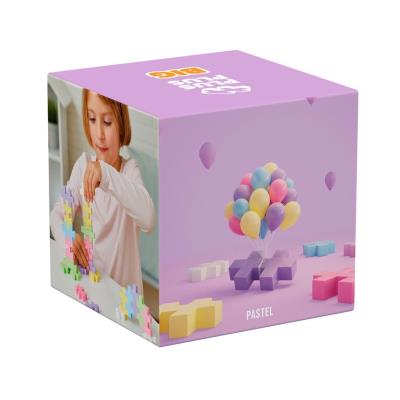 Klocki Plus-Plis Big pastelowe 100 elementów. Wydawca: PLUS-PLUS. SmakLiter.pl Opakowanie Klocki Plus-Plis Big pastelowe 100 elementów